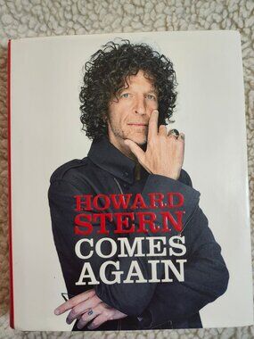 Howard Stern Comes Again Used Hardcover Book Biography Memoir 2019 Red Jacket